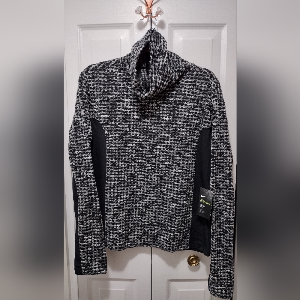 Nike Pro Hyperwarm Thermal High Neck Textured Top XXL NWT